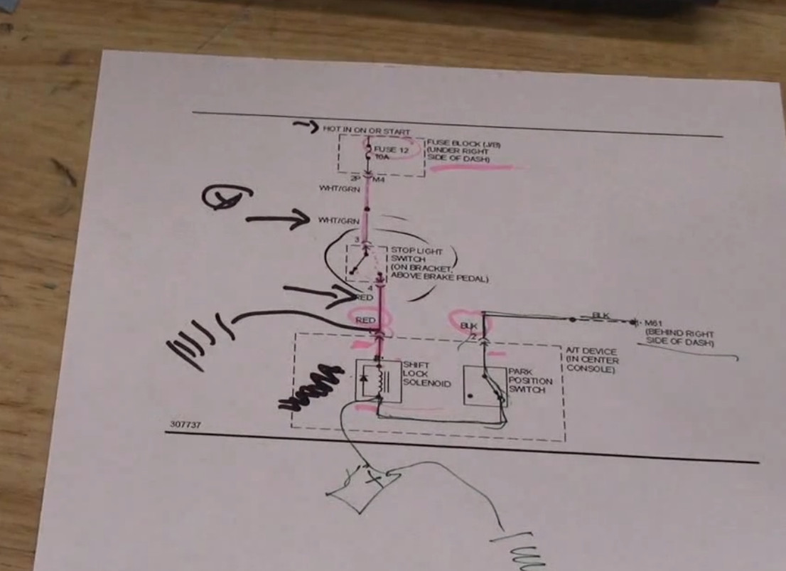 Nissan Xterra Wont Shift Out Of Park-Pt2